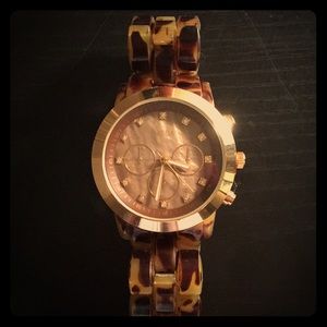 Breda Tortoise/Gold Women’s Watch!
